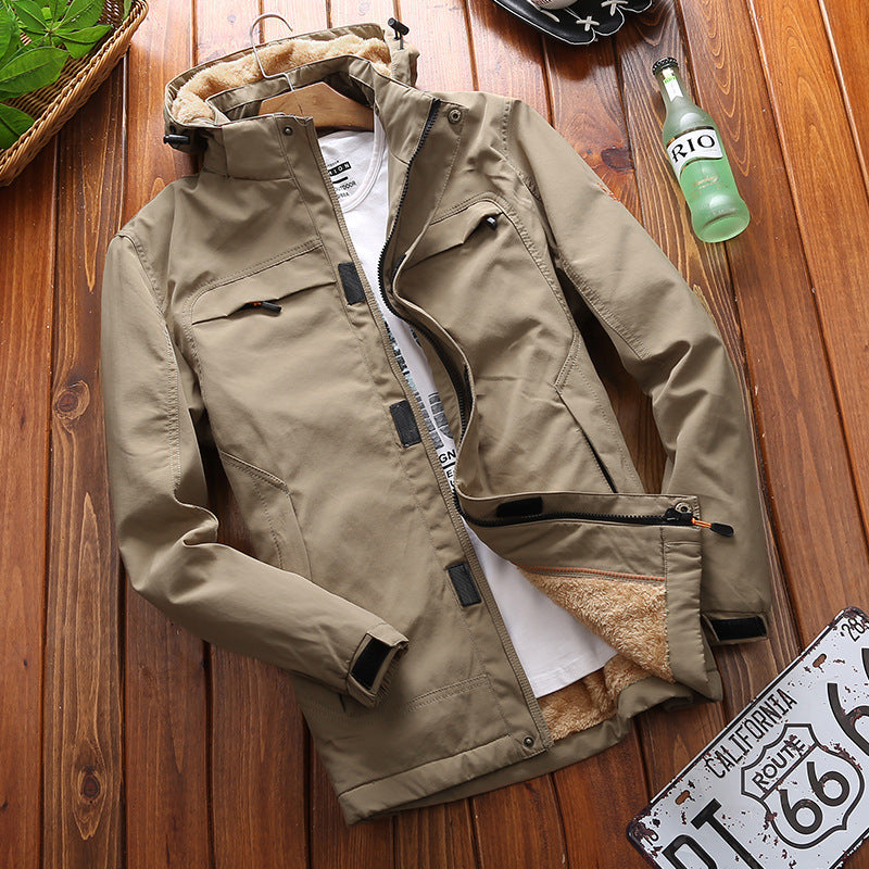 Autumn And Winter New Thickened Outdoor Men
