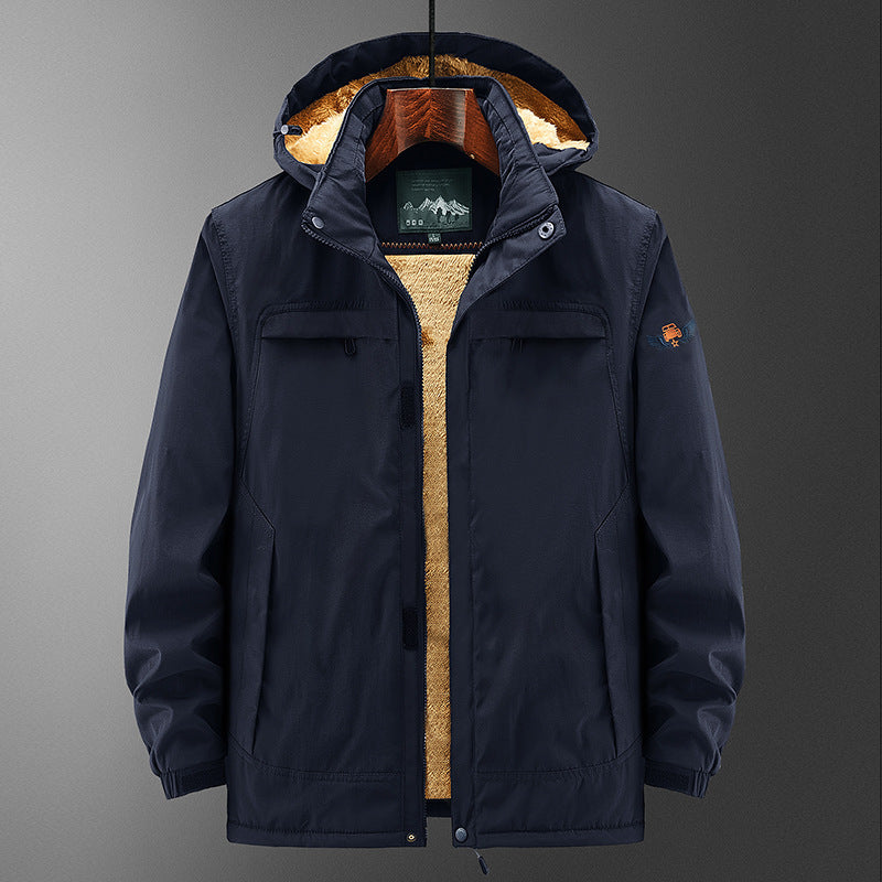 Factory Winter Fleece-lined Thickened Cotton Jacket