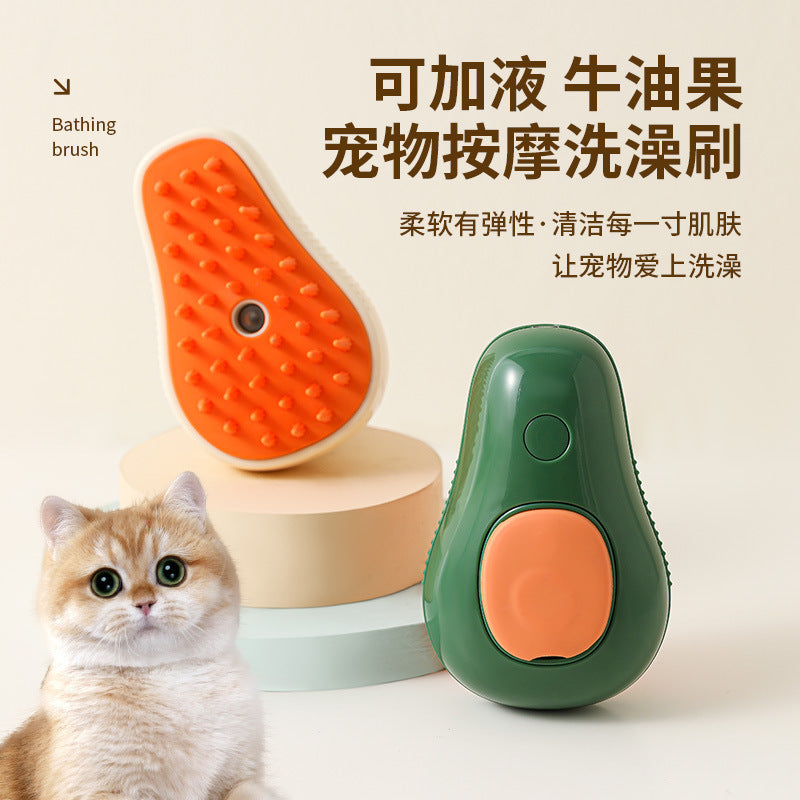 Avocado Pet Spray Massage Comb Cat And Dog